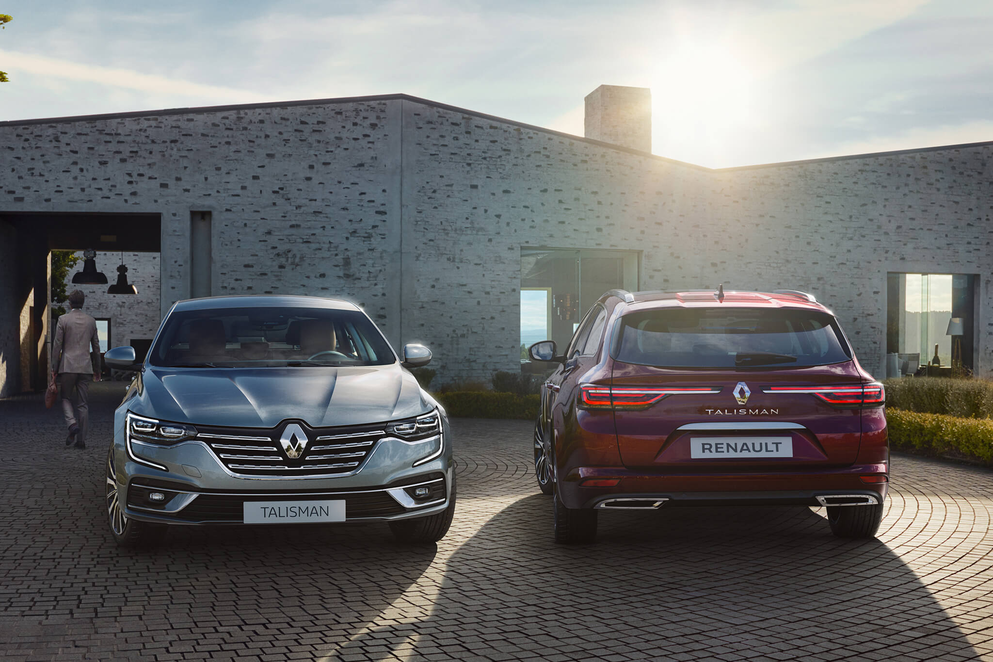 Renault Talisman, berlina e carrinha, frente e traseira