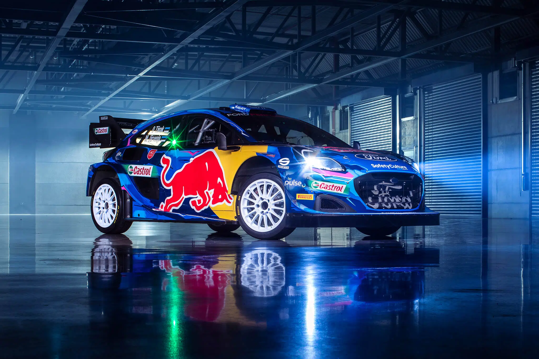 Ford Puma Rally1 2023, frente 3/4