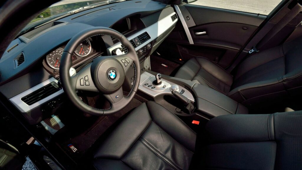 BMW M5 interior