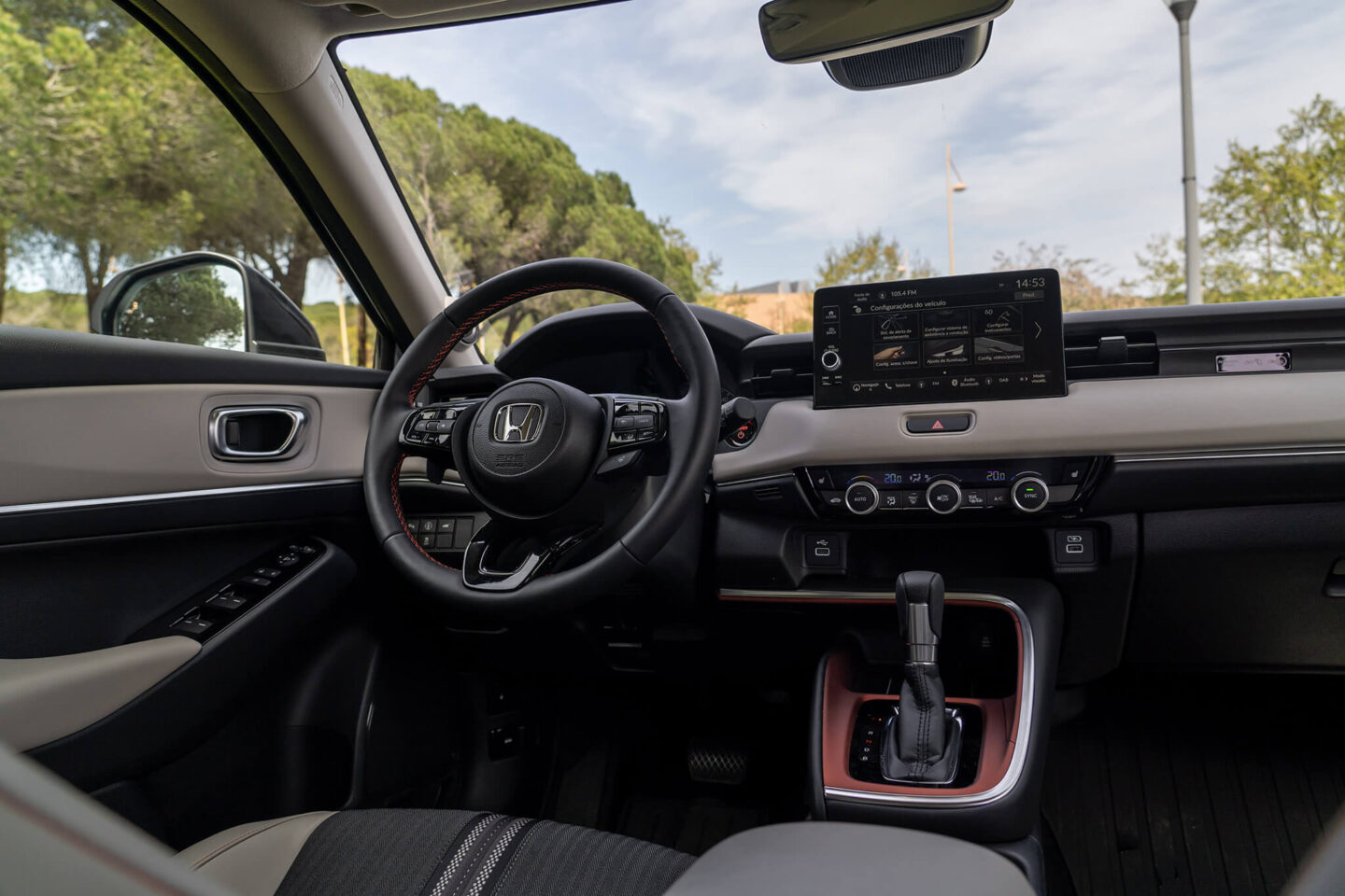 Interior do Honda HR-V