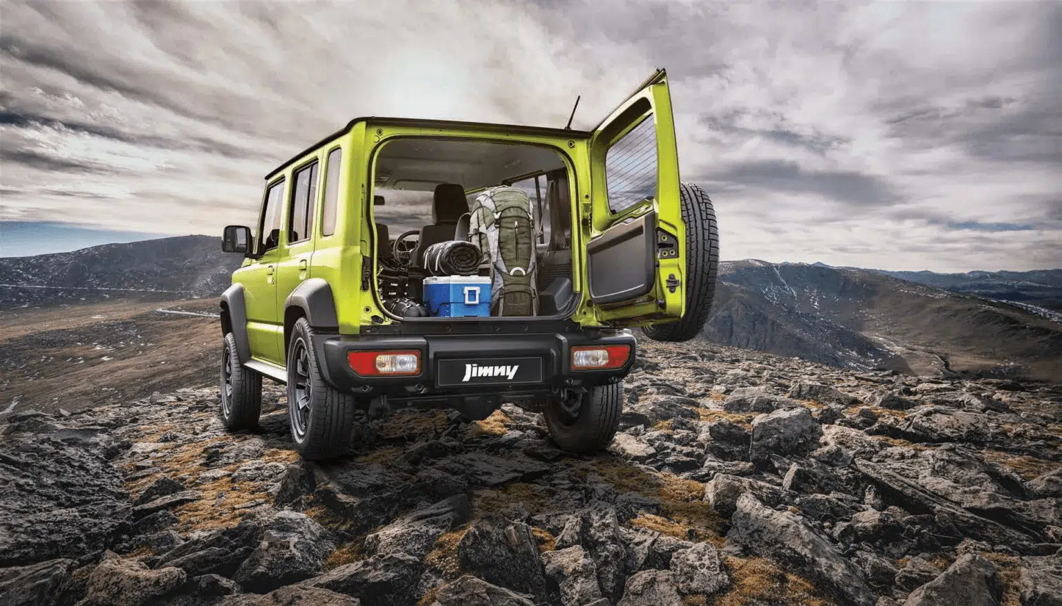 suzuki jimny bagageira aberta