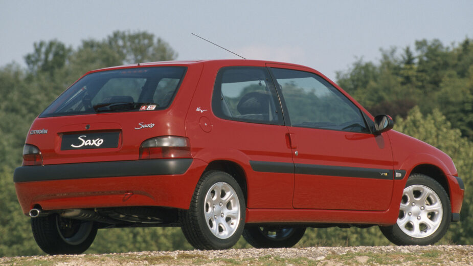 citroën saxo cup, traseira 3/4