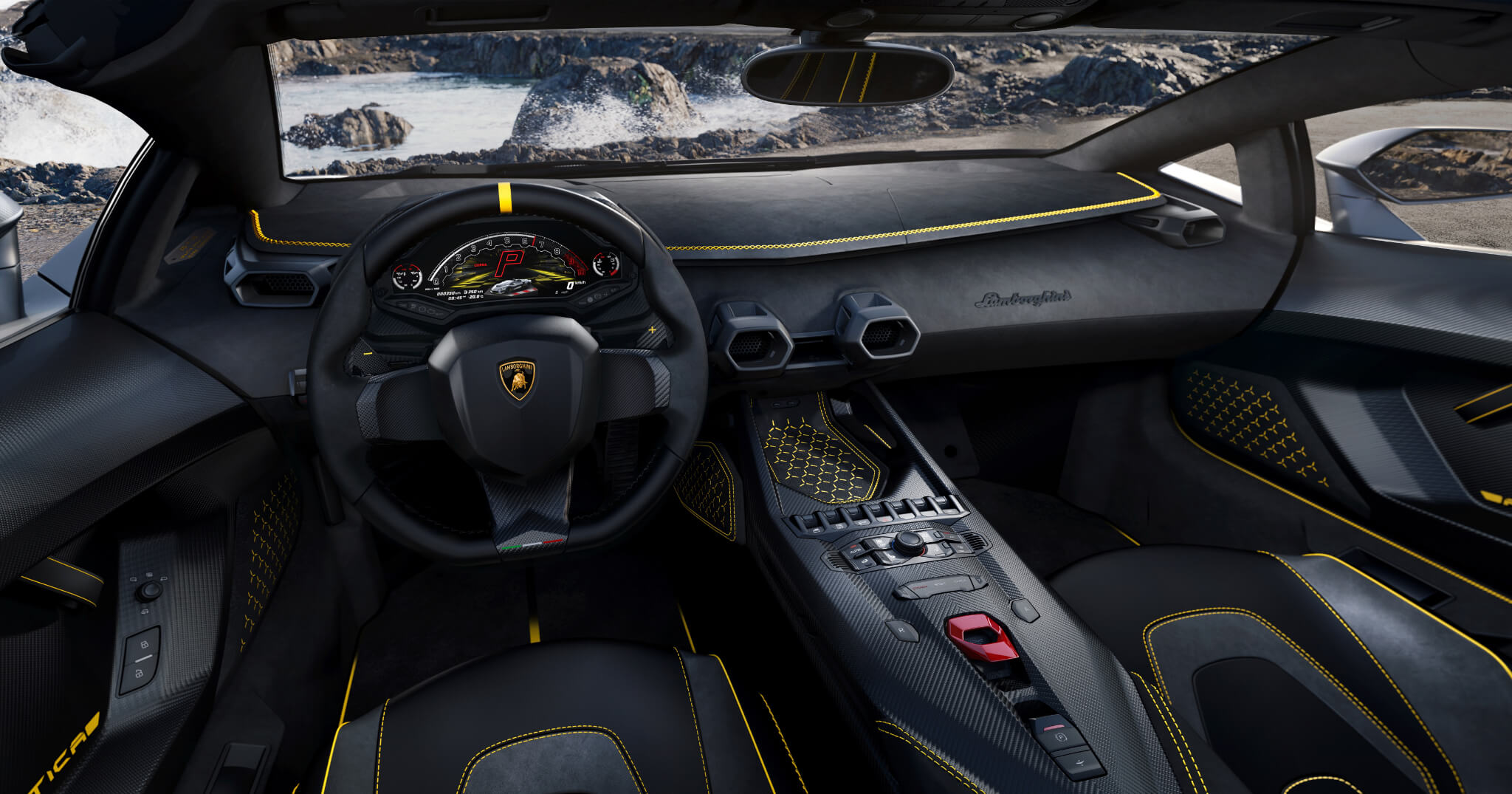 Lamborghini Autentica interior