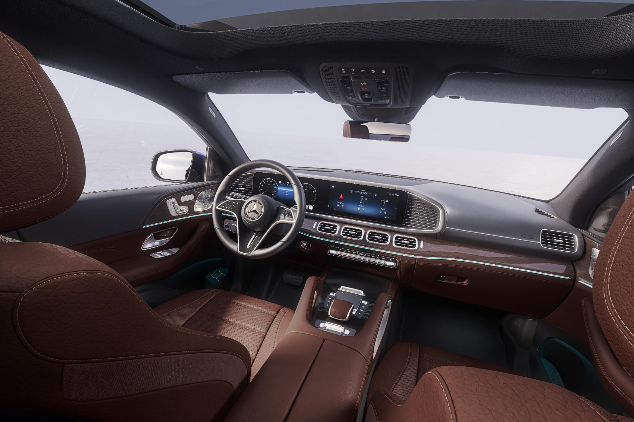 Interior do Mercedes-Benz GLE Coupe