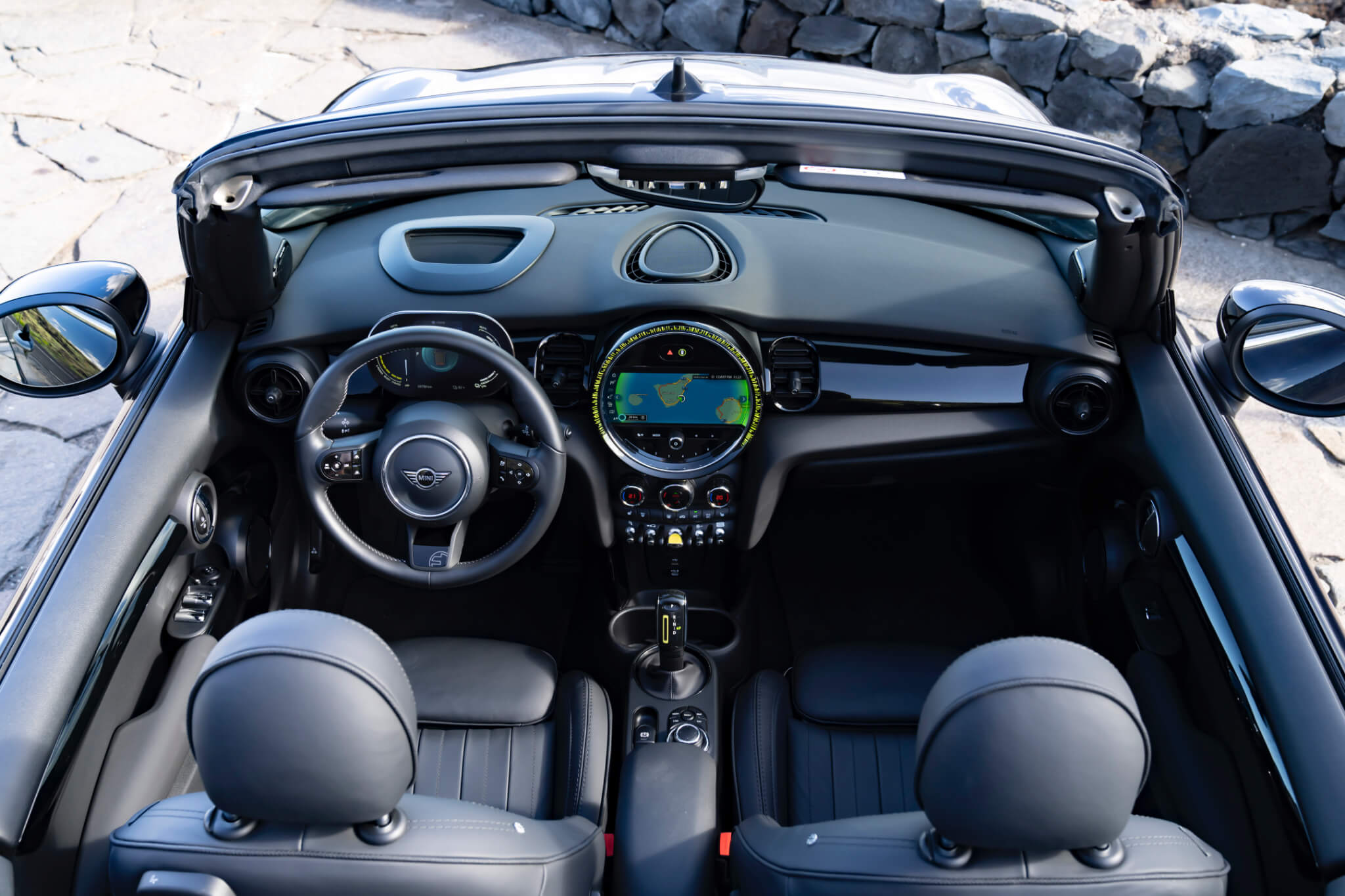 MINI Cooper SE Convertible interior