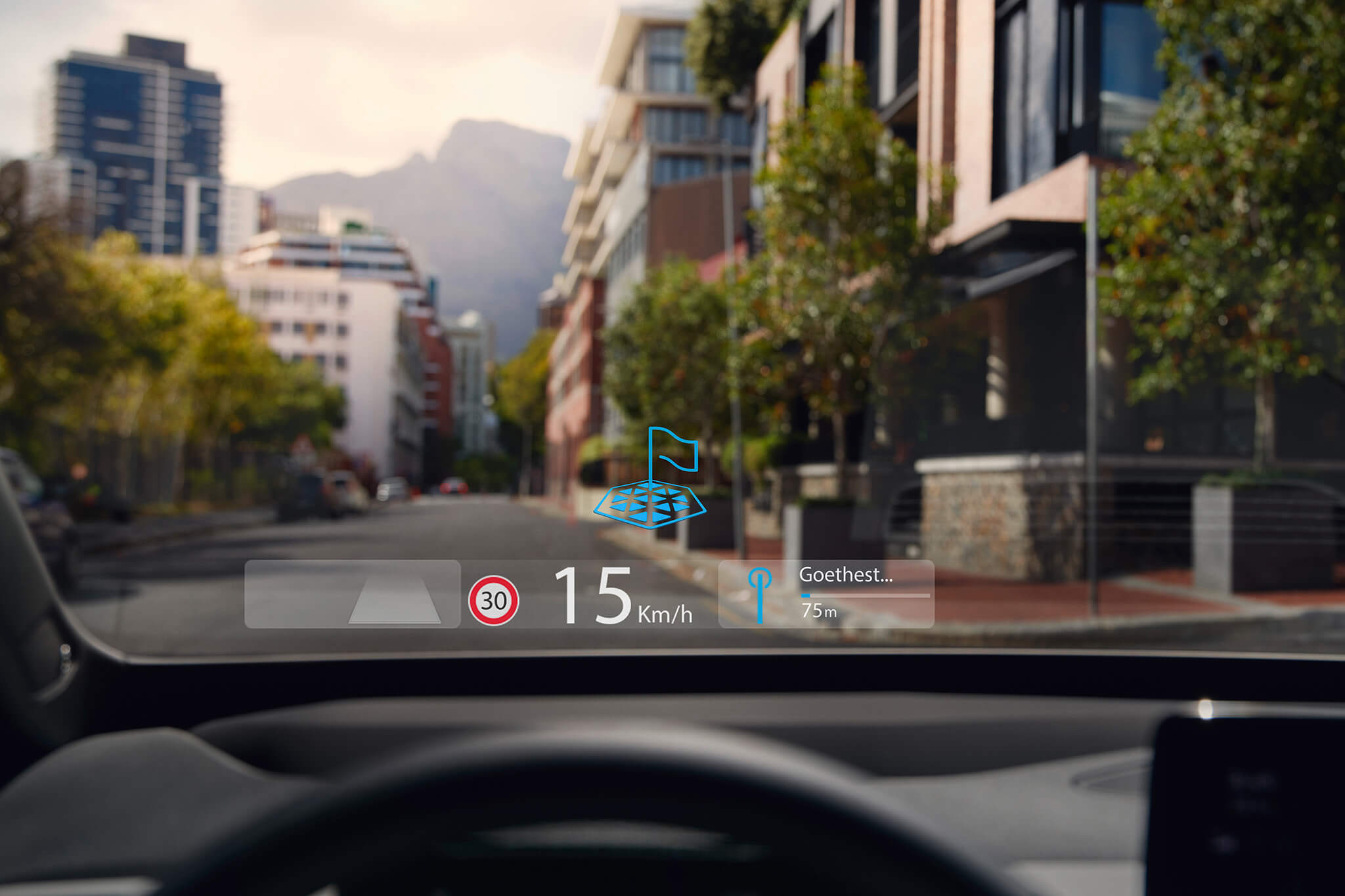 Head-up display com realidade aumentada