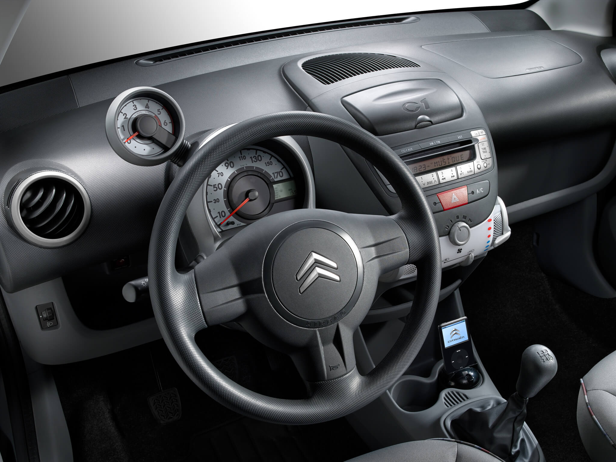 Interior do Citroen C1