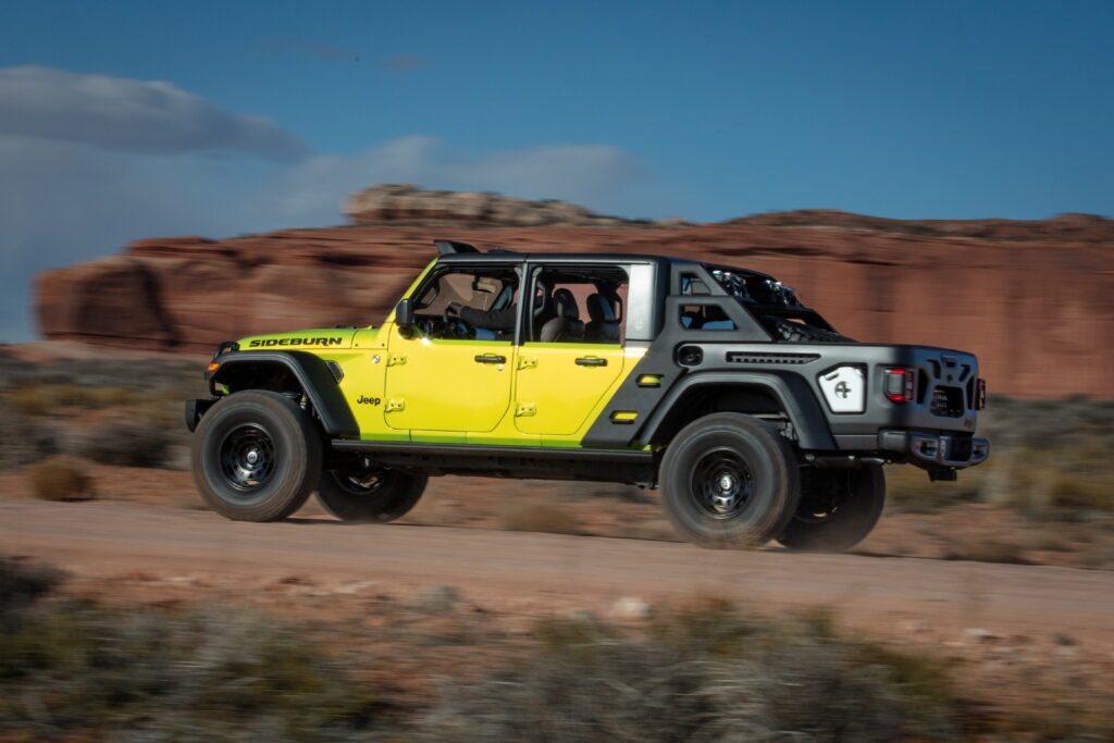 Jeep Gladiator Rubicon Sideburn Concept perfil