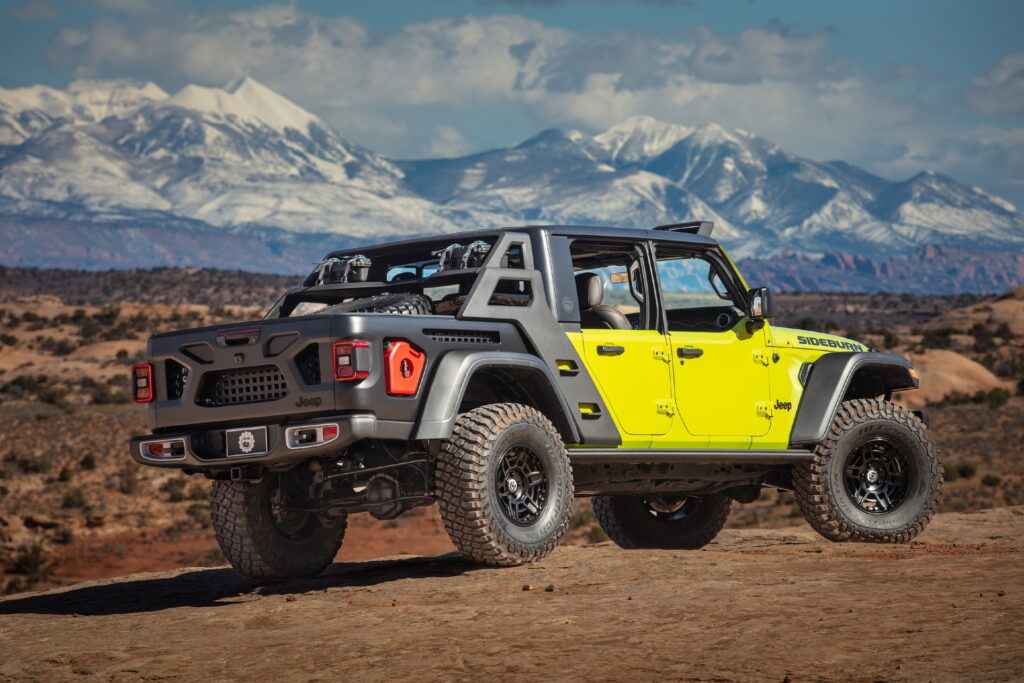 Jeep Gladiator Rubicon Sideburn Concept traseira