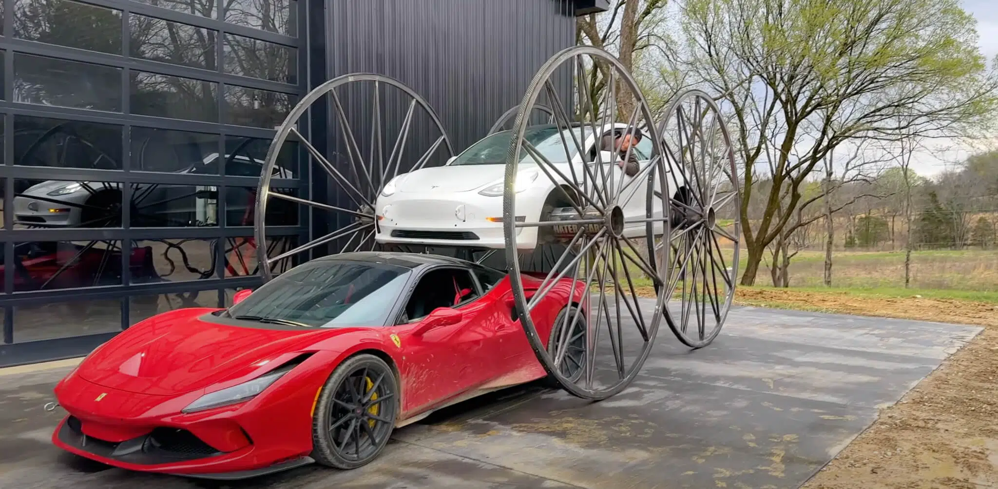 Tesla Model 3 rodas gigantes
