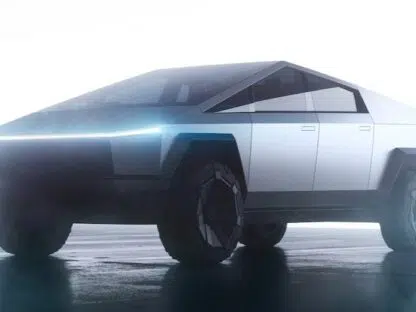 Tesla Cybertruck frente 3/4