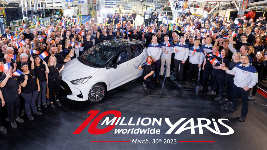 Toyota Yaris linha de produção