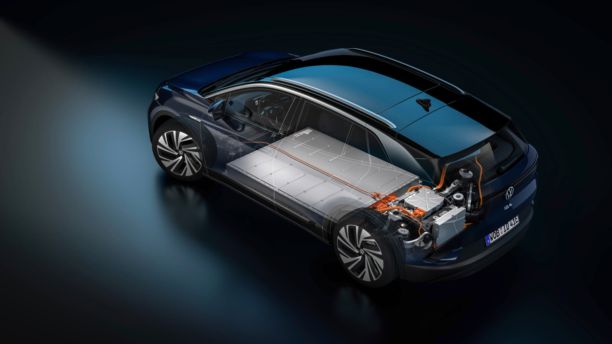 Volkswagen ID.4, vista transparente do veículo 
