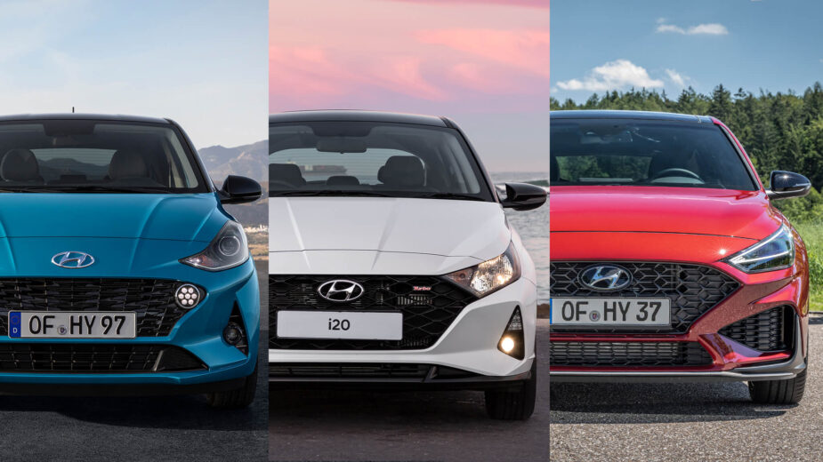 Hyundai i10, i20 e i30