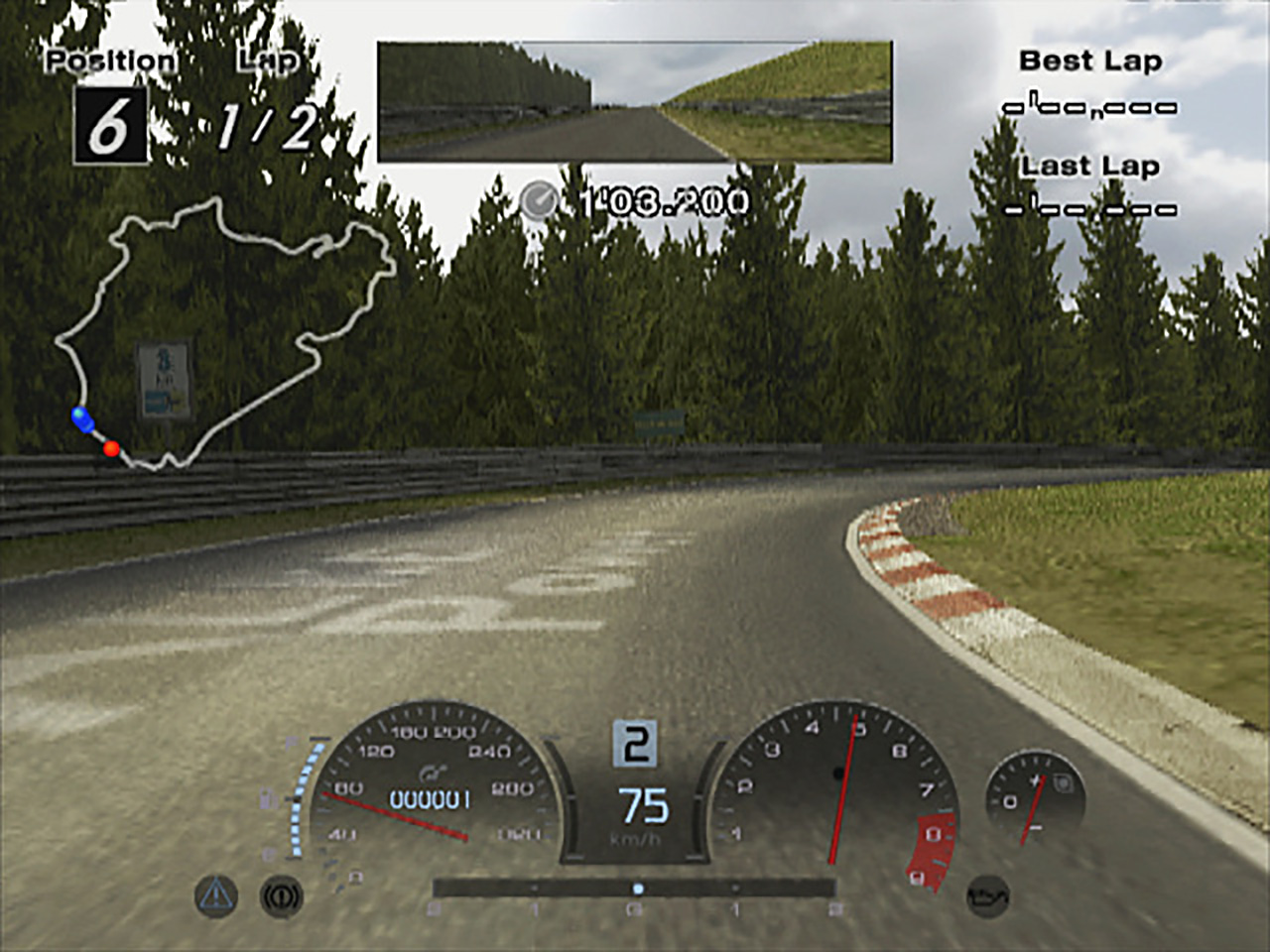 Gran Turismo 4 condução em pista