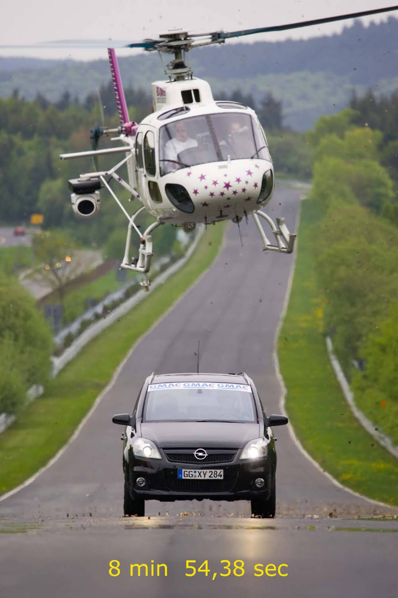 Opel Zafira OPC recorde Nurburgring 2006 frente