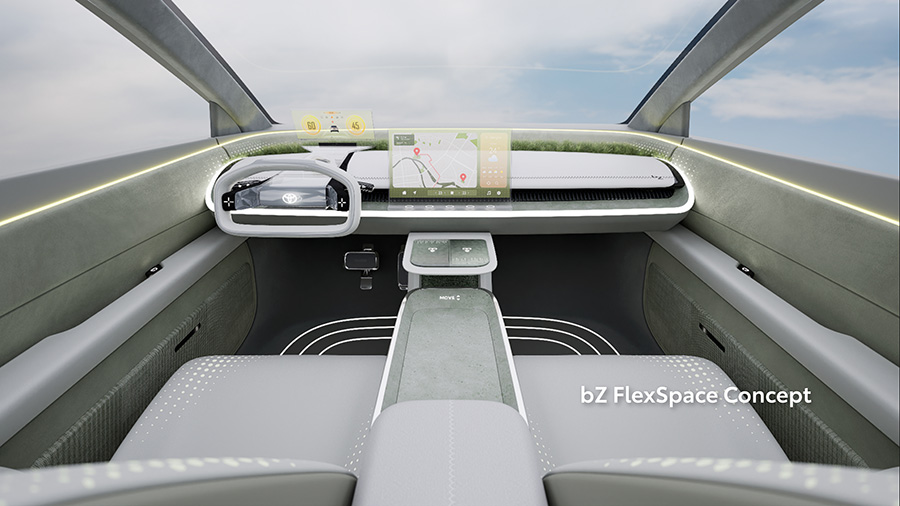 TOYOTA BZ FLEXSpace Concept interior