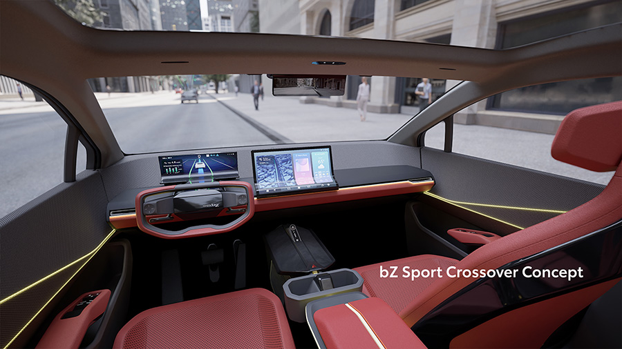 Toyota BZ Sport Concept interior