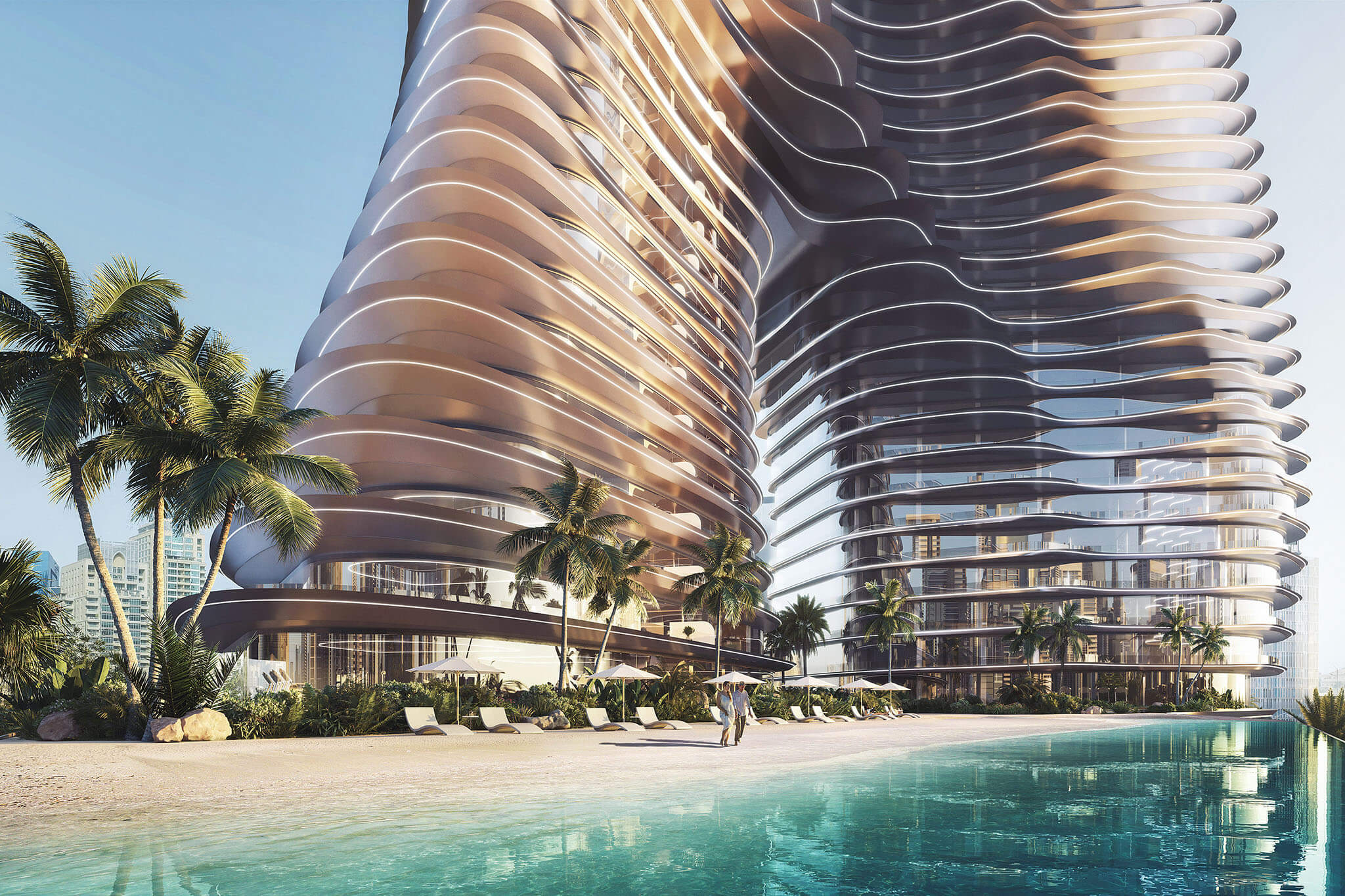 Bugatti Residences - praia privada