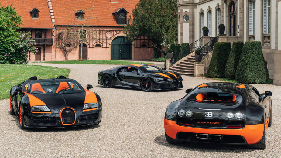 Bugatti em Molsheim - Trio