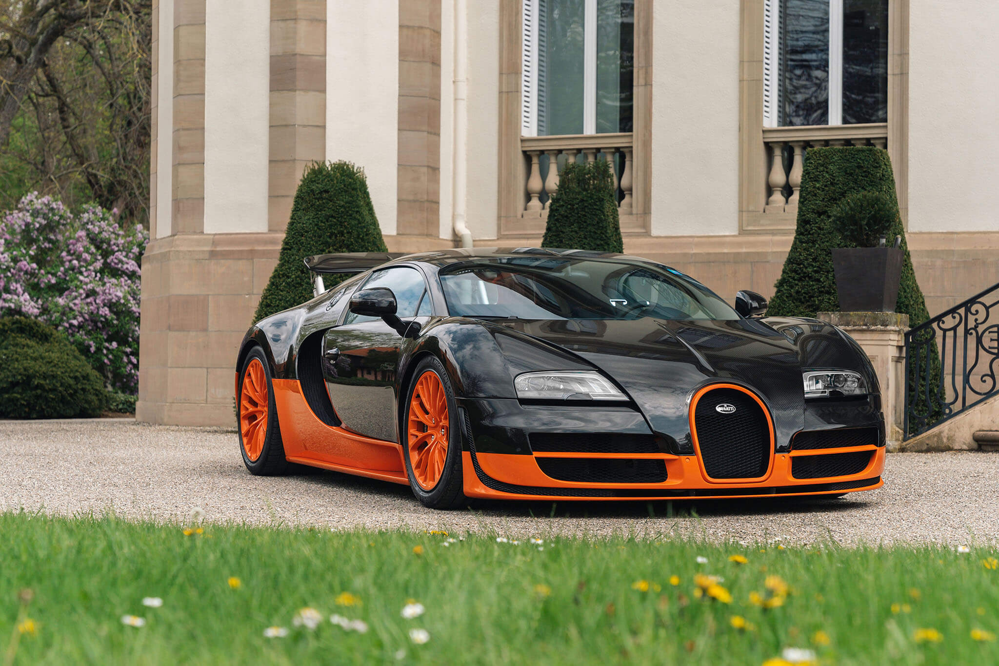 Bugatti recordistas em Molsheim - Veyron