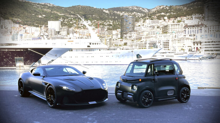 Citroen e Aston marina do Mónaco