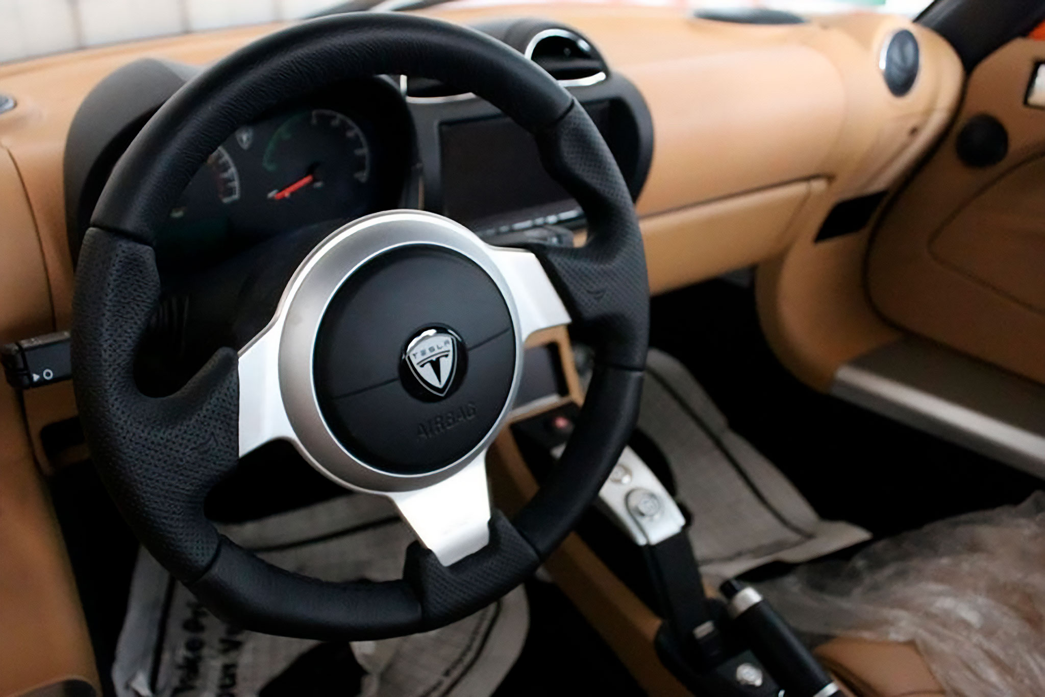 Tesla Roadster interior