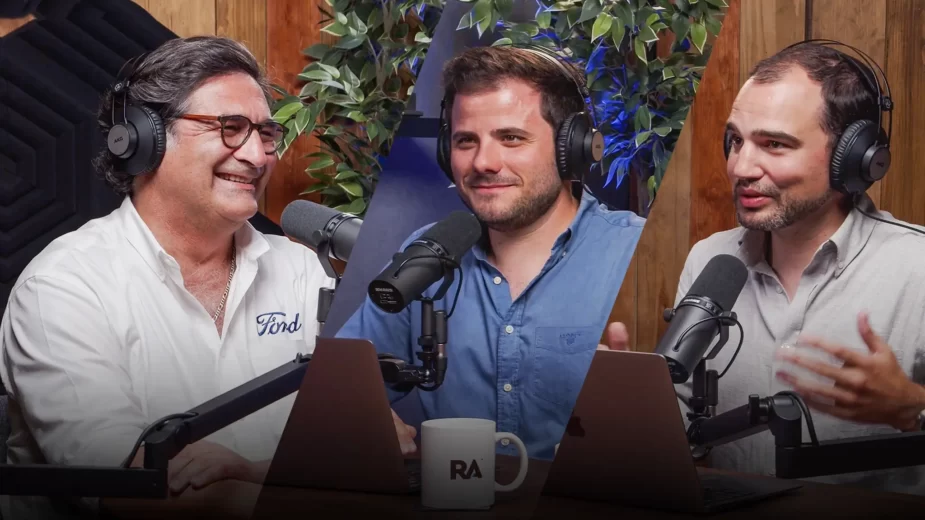 João Ferro da Ford, Diogo Teixeira e Guilherme Costa no Auto Rádio