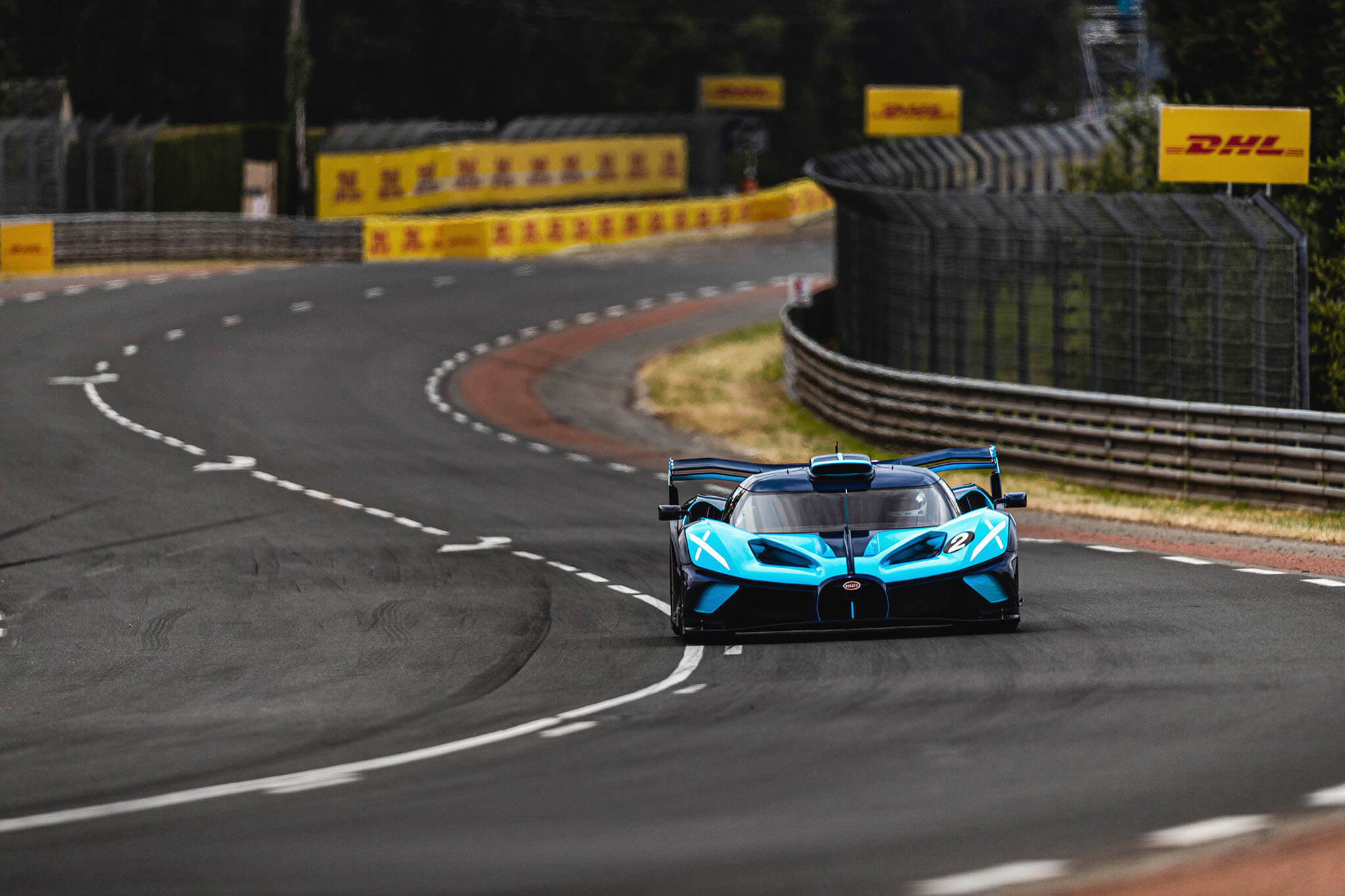 Bugatti Bolide em Le Mans - em pista