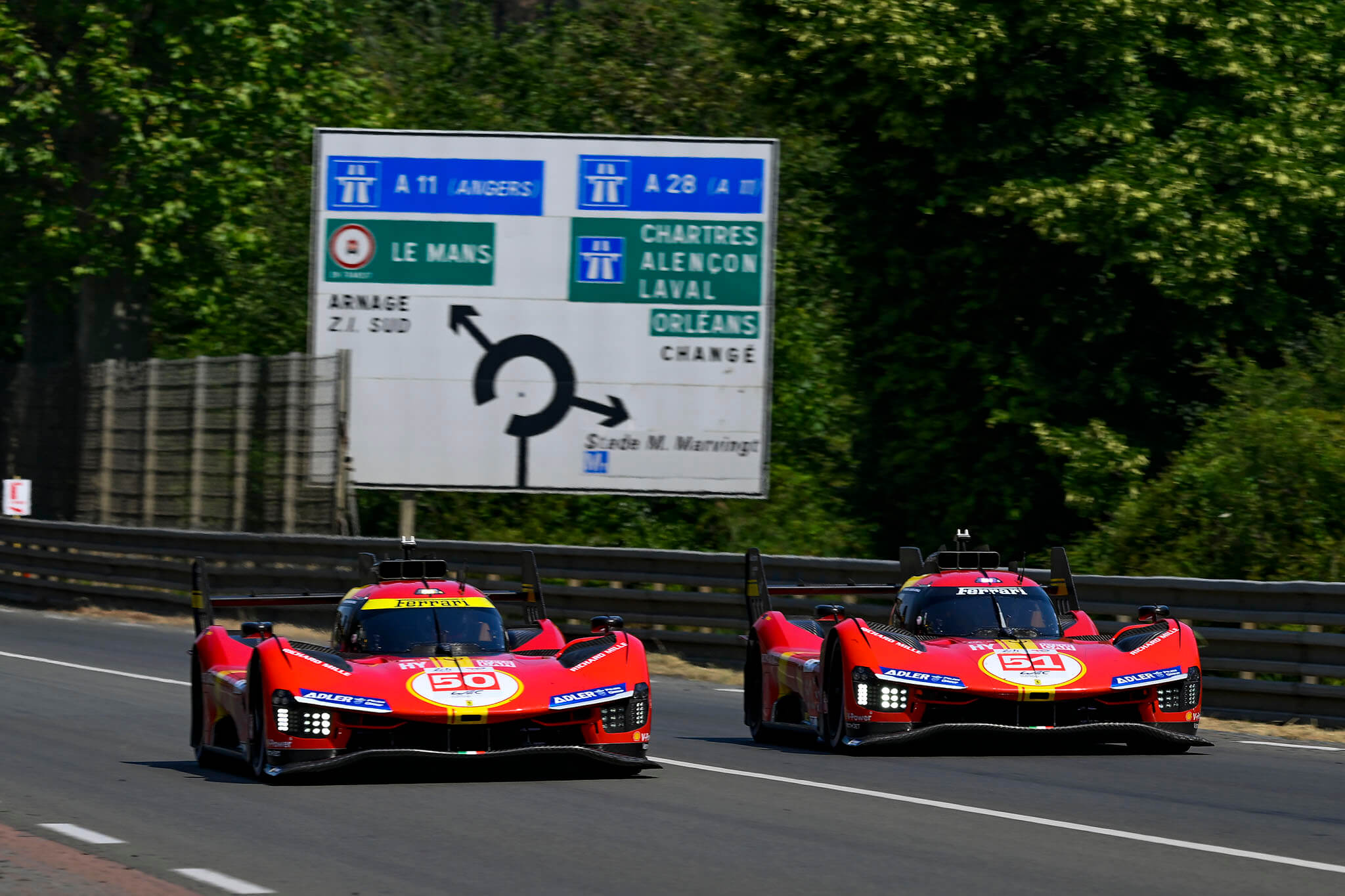 Ferrari 499p nas 24h de Le Mans