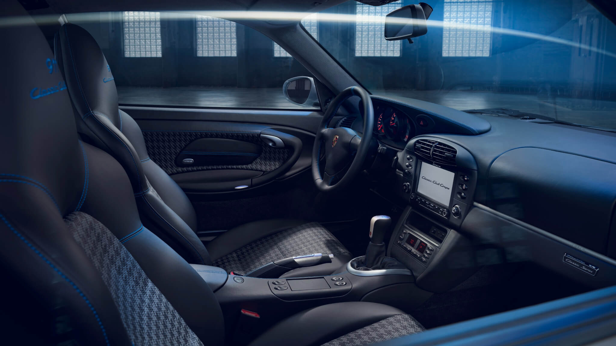 911 Classic Club Coupe interior