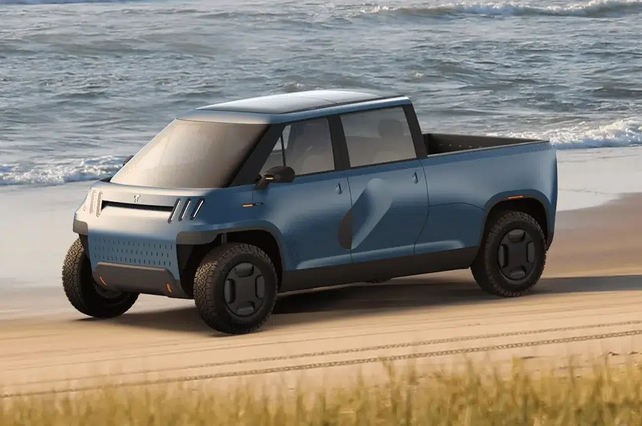 Mini «Cybertruck» da Telo Trucks é um canivete suíço de 500 cv