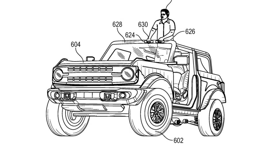 Ford Bronco Patentes - abertura