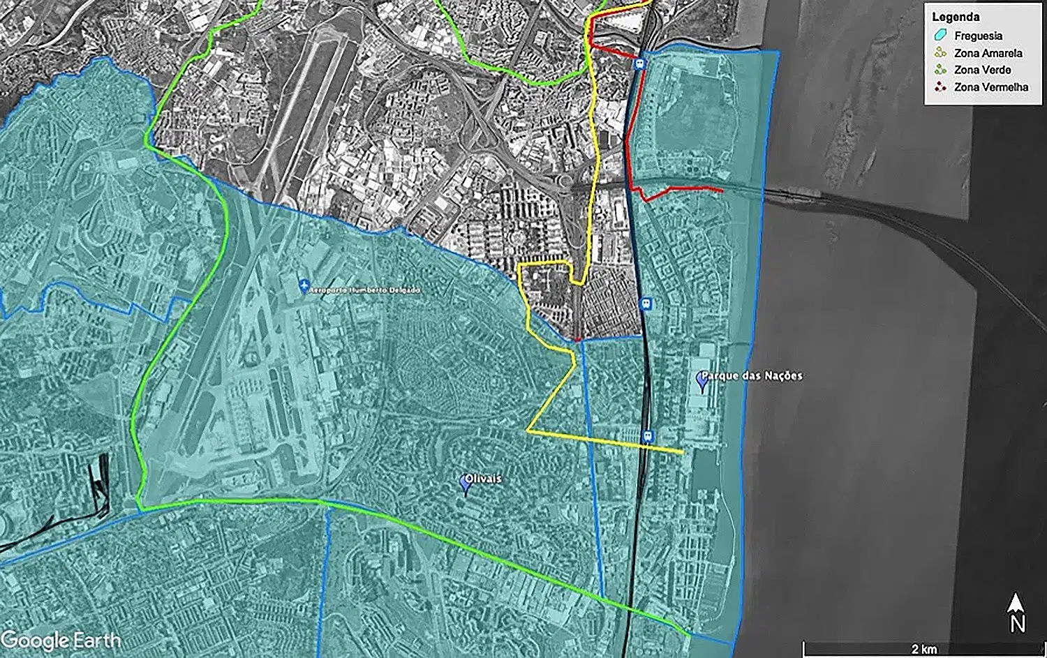 Mapa Lisboa JMJ 2023 - Parque Tejo