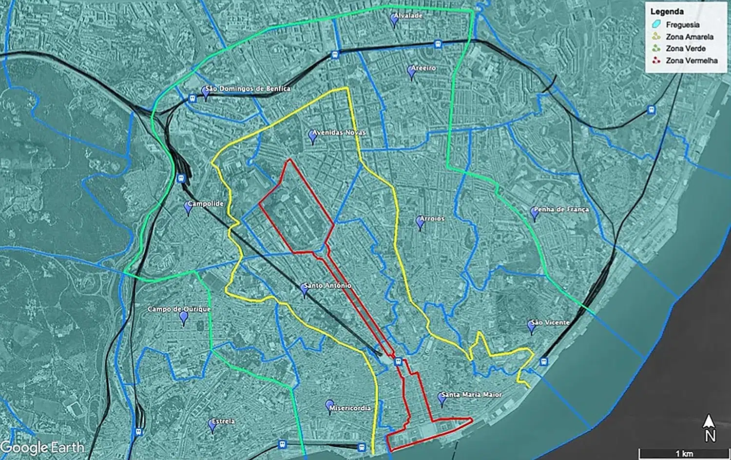 Mapa rodoviário de Portugal: estradas, portagens e auto-estradas