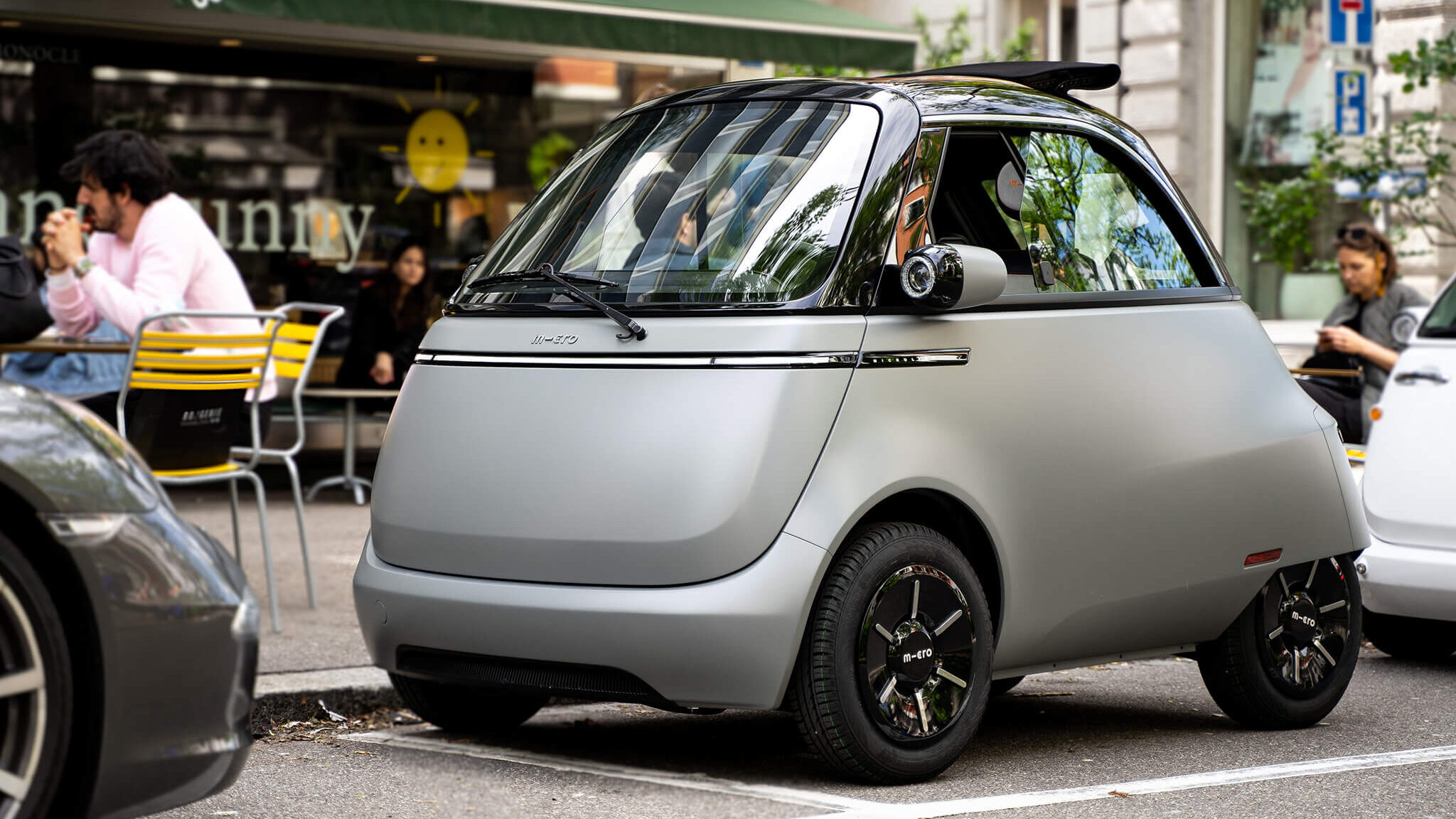 Microlino 2.0, frente 3/4