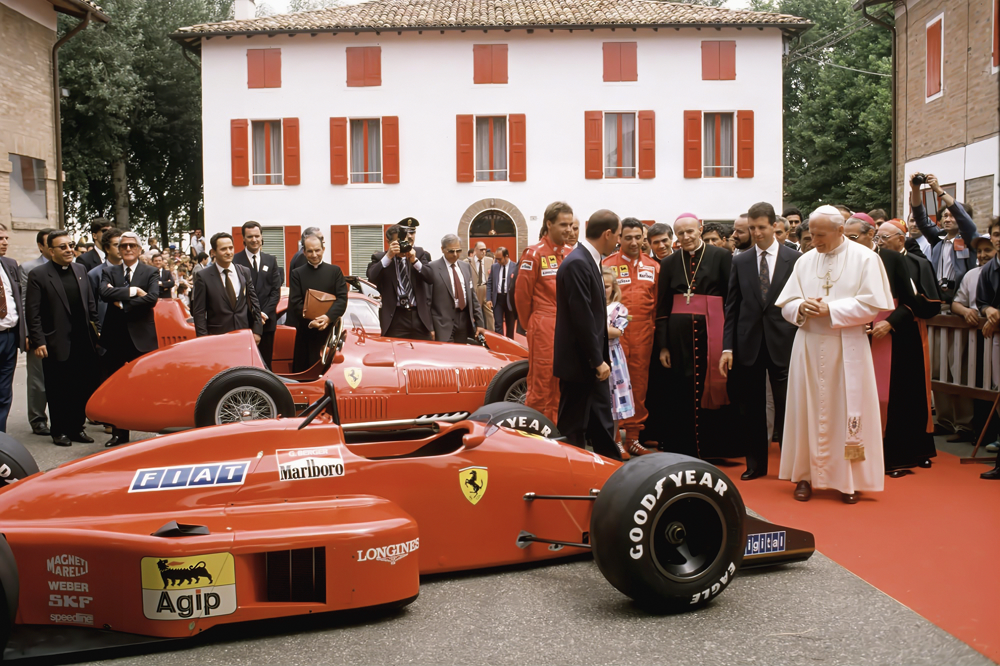 Visita do Papa João Paulo II à Ferrari (1988)