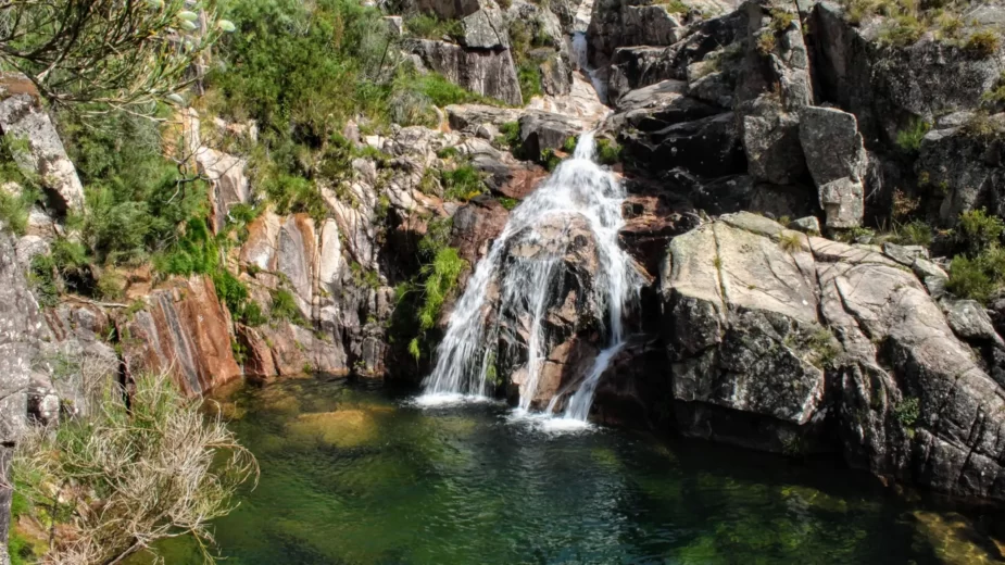 Cascata no Parque Nacional do Gerês