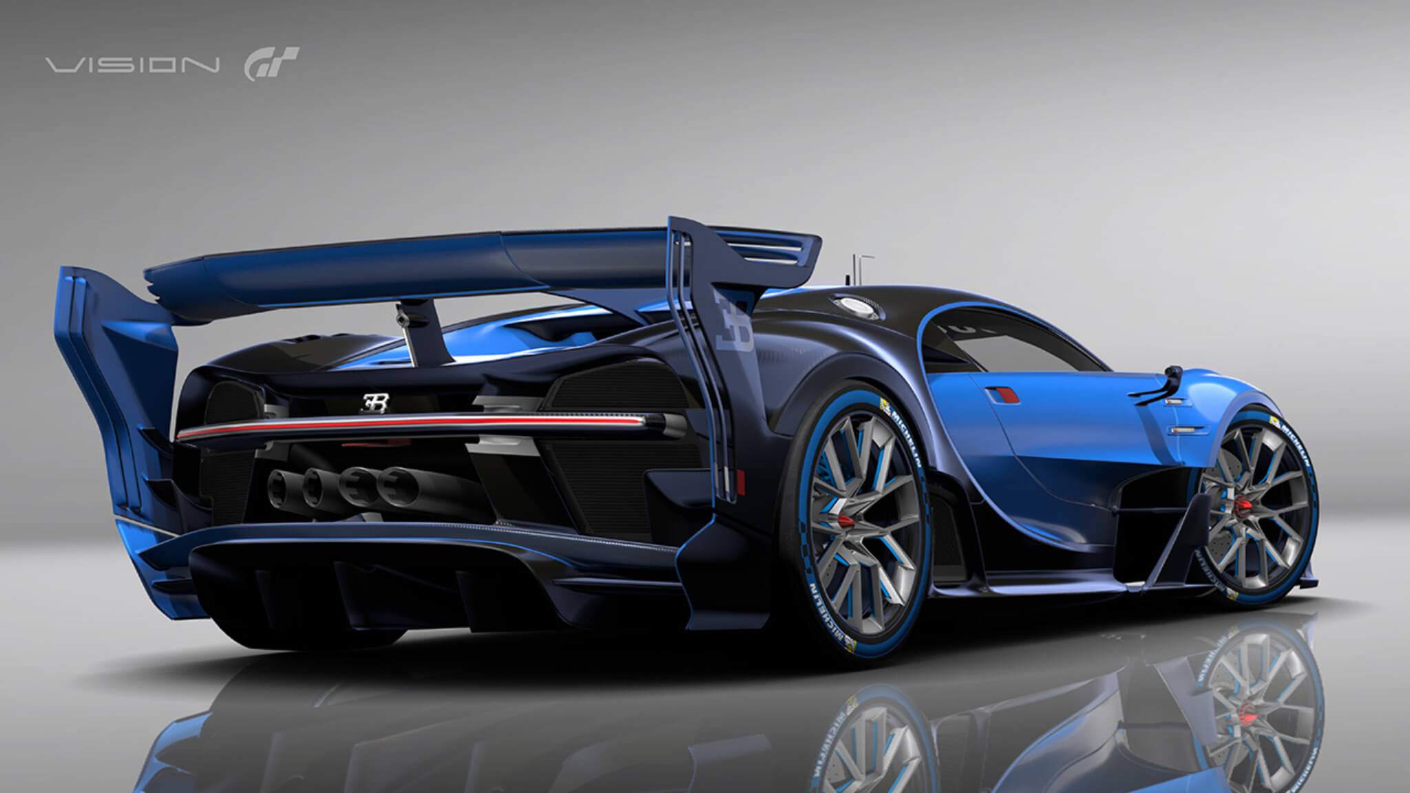 Bugatti Vision Gran Turismo traseira
