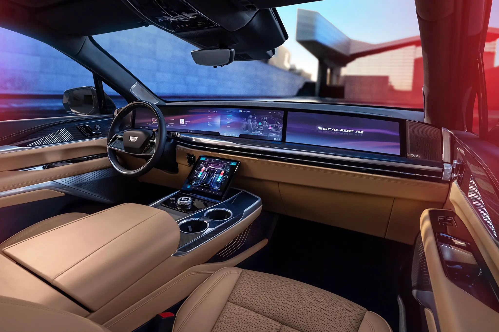 Interior do Cadillac Escalade IQ