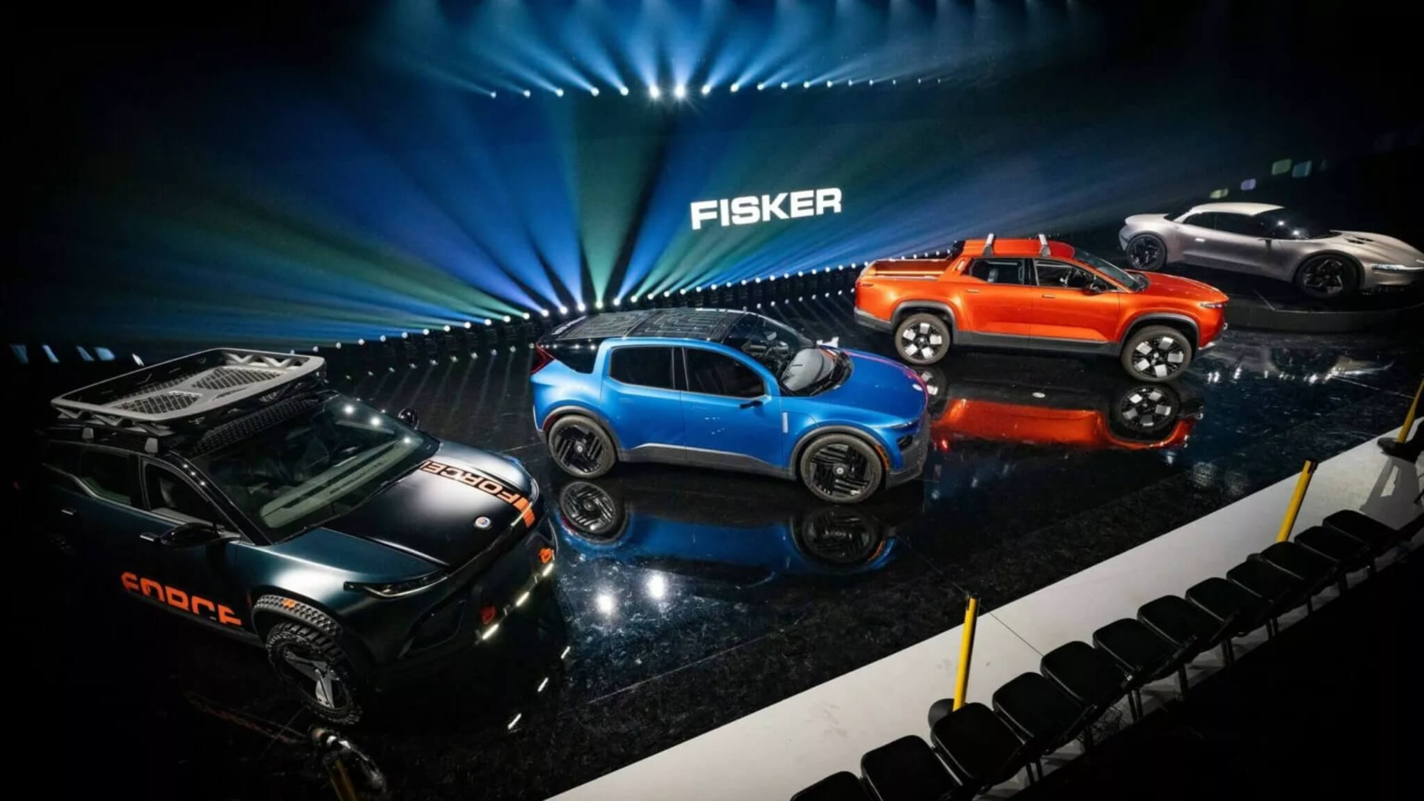 Fisker apresentou quatro novos modelos