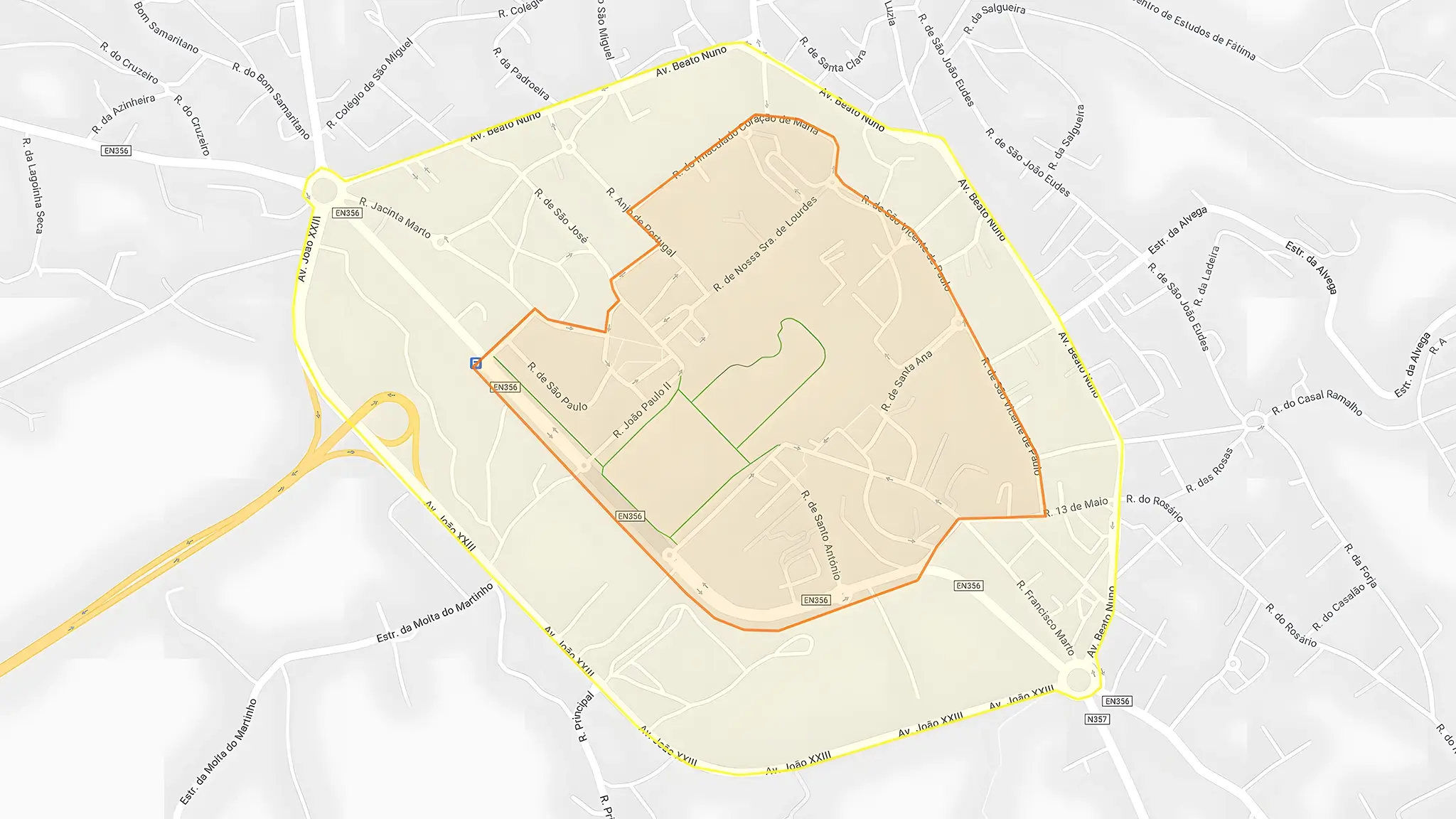 Mapa de Fátima