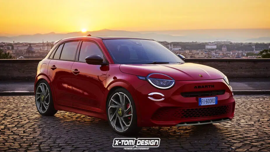 Rendering Abarth 600e