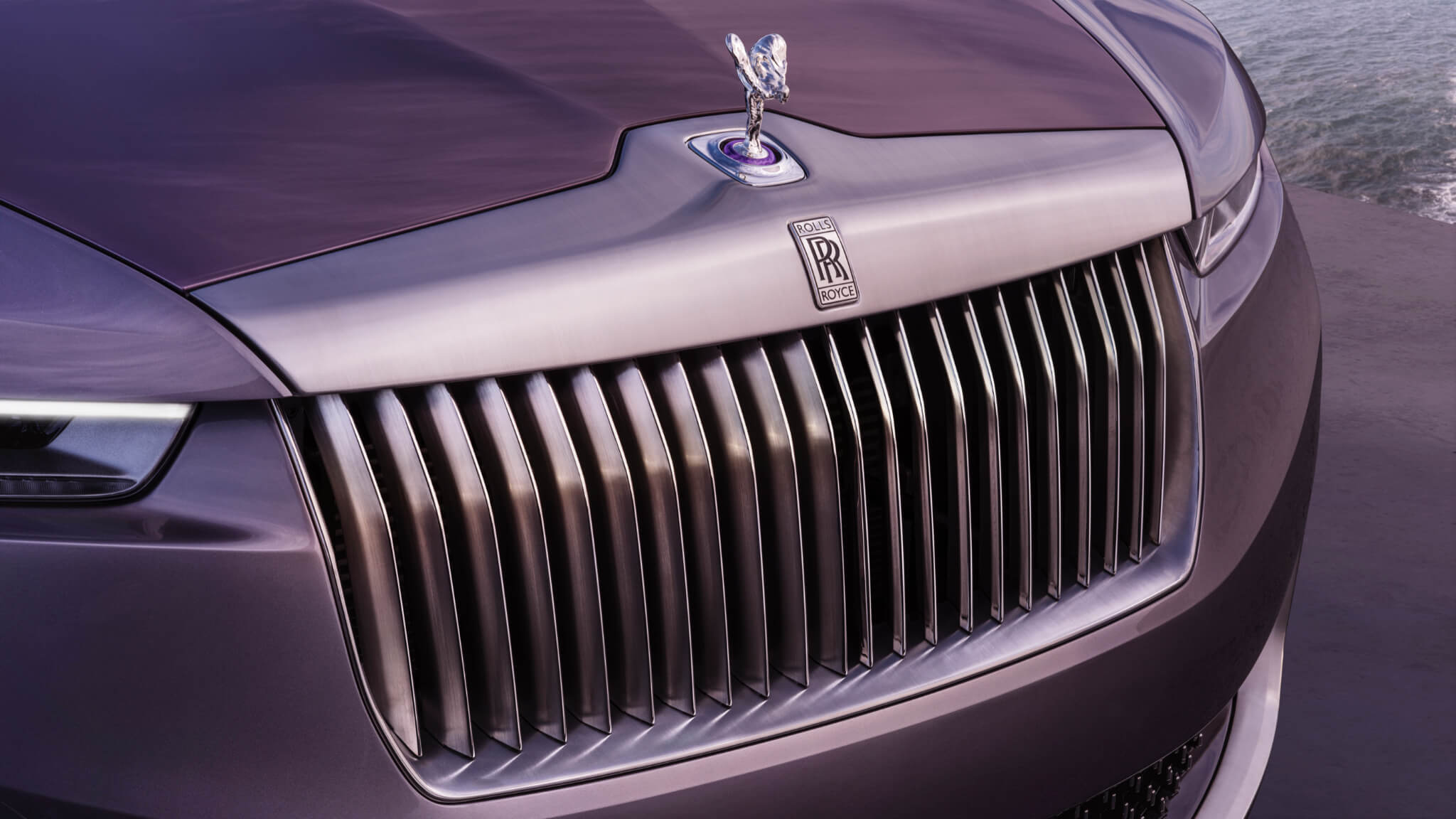 Rolls-Royce Amethyst Droptail grelha escovada