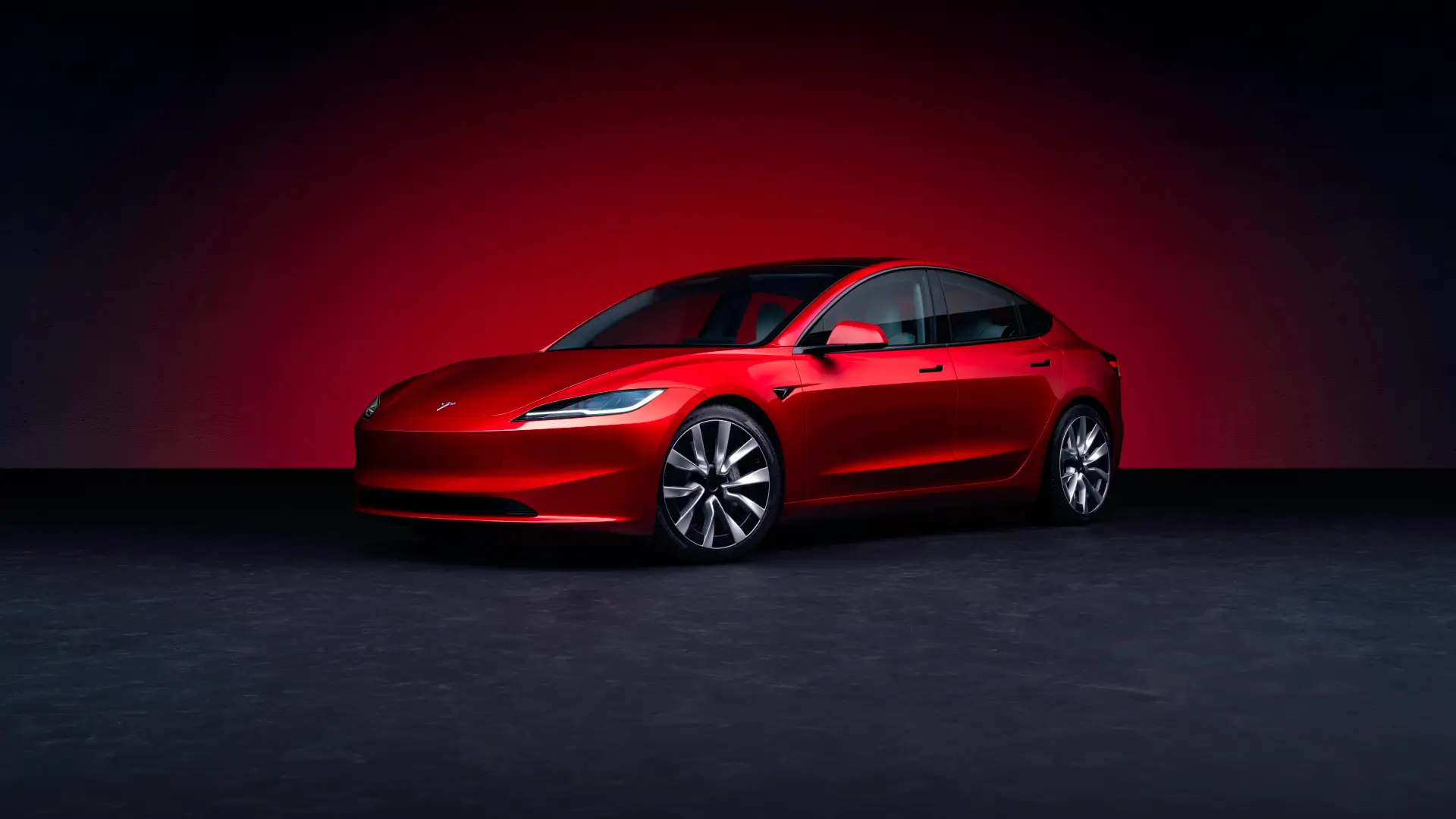 Tesla Model 3 - 3/4 de frente