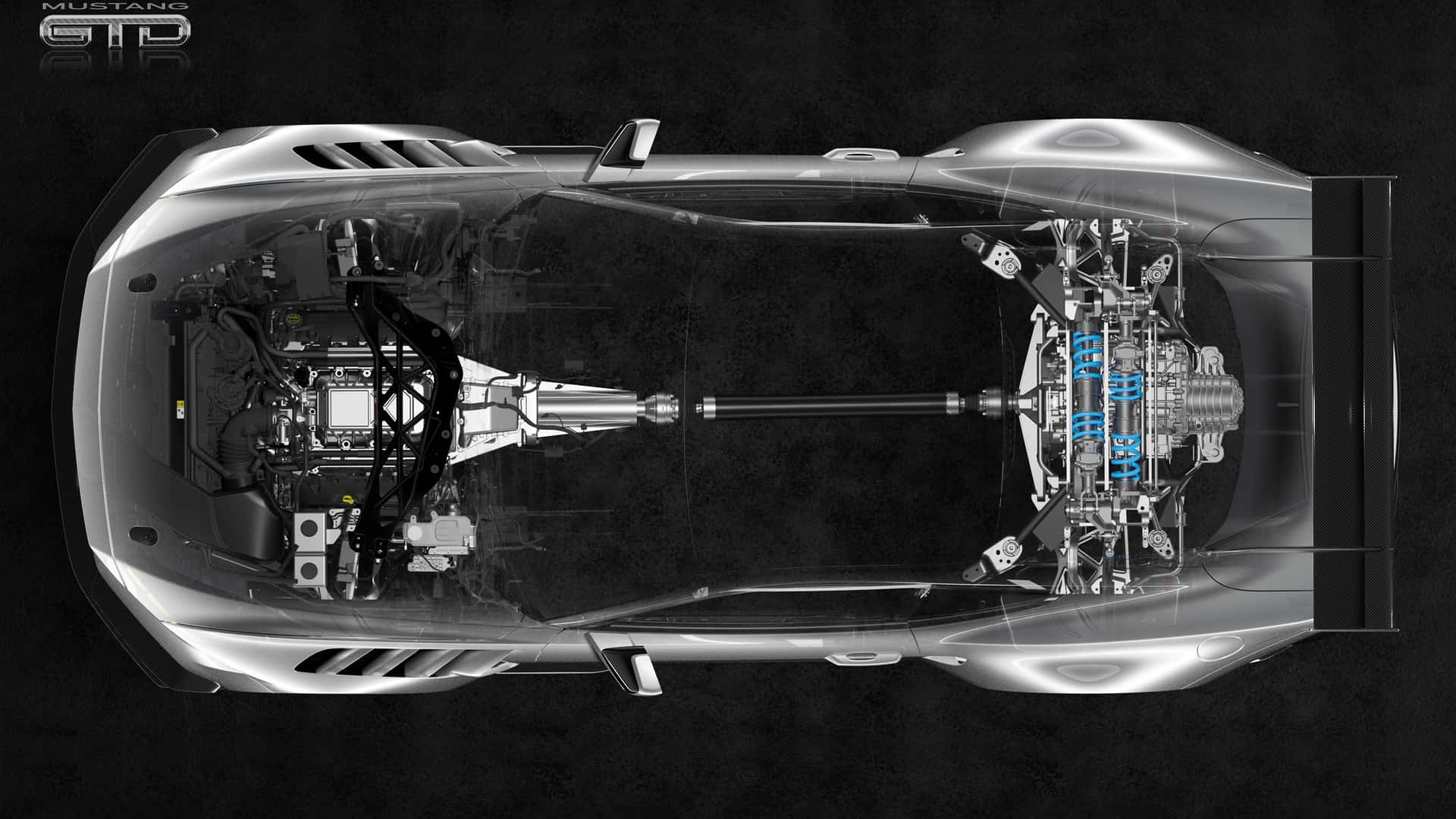 Chassis do Ford Mustang GTD