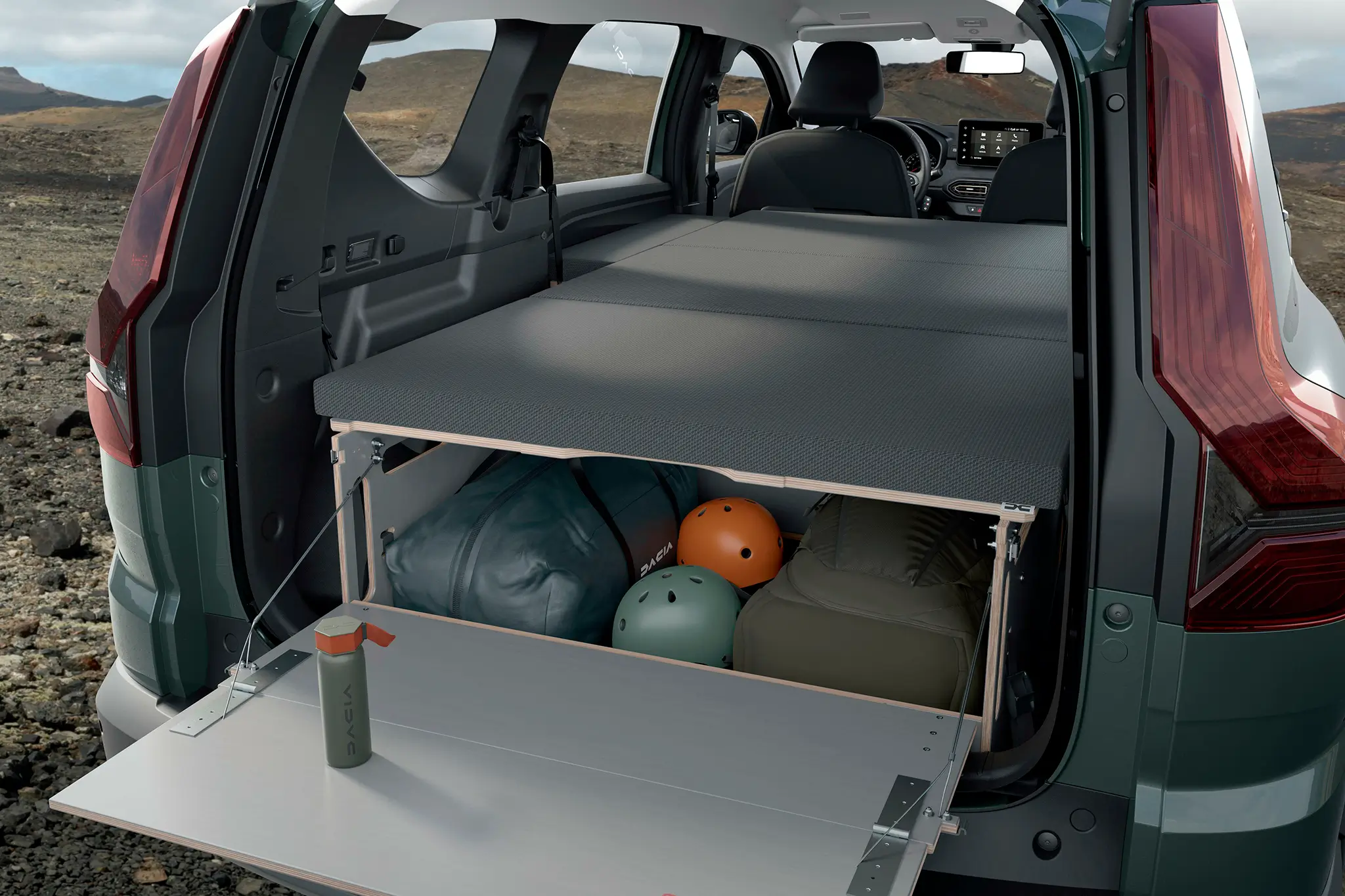 Dacia Jogger Camping Kit Estrutura instalada