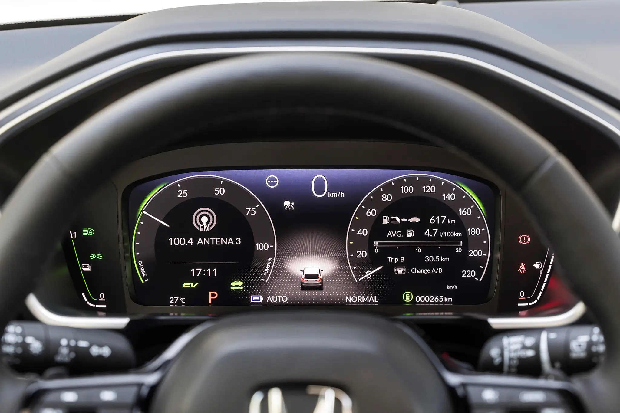 Honda CR-V e:PHEV painel de instrumentos digital