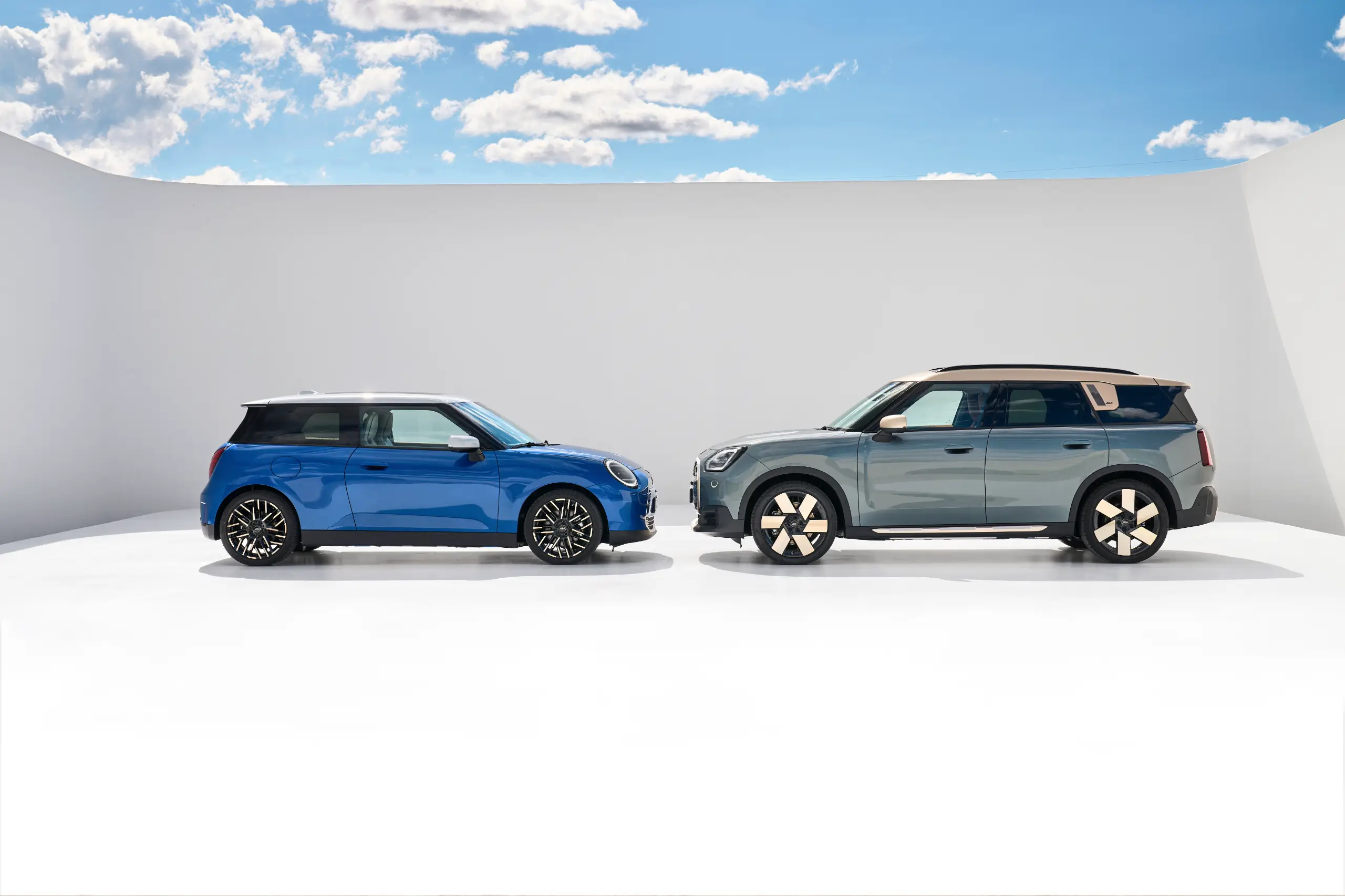 Mini Cooper e Countryman, frente a frente