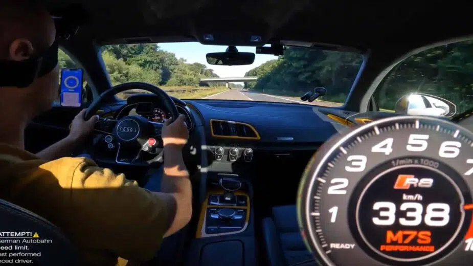 Audi R8 V10 Plus Autobahn